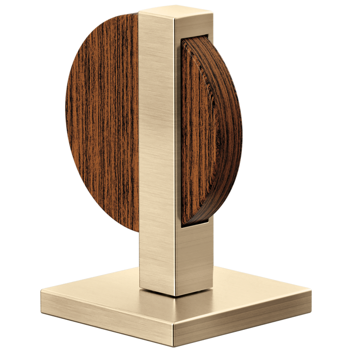 Brizo Frank Lloyd Wright HW5322 Widespread Lavatory Lunar Handle Kit - Luxe Gold / Wood