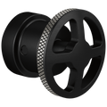 MATTE BLACK/LUXE STEEL