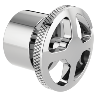 Brizo Litze: Single-Handle Floor Mount Tub Filler Wheel Handle Kit