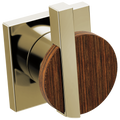 Polished Nickel / Wood