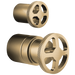 Brizo Litze: Pressure Balance Valve with Integrated Diverter Trim Wheel Handle Kit