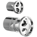 Brizo Litze: Pressure Balance Valve with Integrated Diverter Trim Wheel Handle Kit