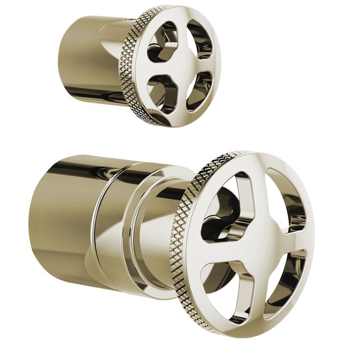 Brizo Litze: Pressure Balance Valve with Integrated Diverter Trim Wheel Handle Kit
