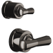 Brizo Beauclere HX75P65 Pressure Balance Valve with Integrated Diverter Trim Cross Handle Kit - Brilliance Black Onyx