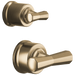 Brizo Beauclere HX75P65 Pressure Balance Valve with Integrated Diverter Trim Cross Handle Kit - Luxe Gold