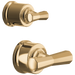 Brizo Beauclere HX75P65 Pressure Balance Valve with Integrated Diverter Trim Cross Handle Kit - Polished Gold