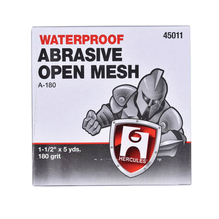 Oatey 45011 Abrasive Open Mesh Cloth, 5 yd L, Aluminum Oxide Abrasive