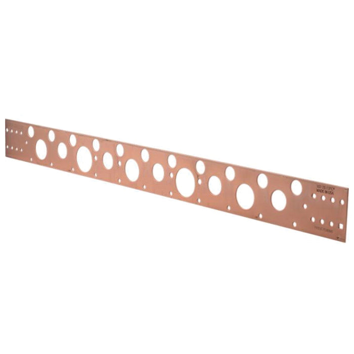 Reliance Worldwide Corporation 107-18 1/2" - 2" Copper-Bonded Flat Pipe Support Bracket