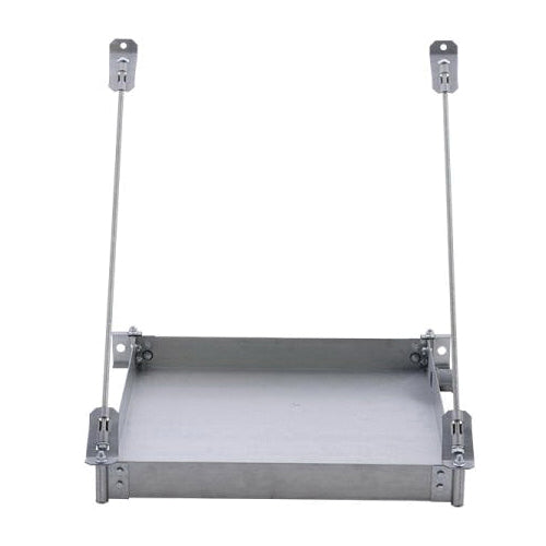 Reliance Worldwide Corporation 40-SWHP-W Quick Stand Wall Mounted Water Heater Platform | Galvanized Steel | 21-1/4" x 21-1/4" x 2-1/2" | Holds up to 20 Gallon Tanks (375lb Load Rating)