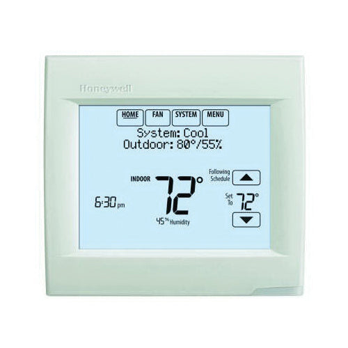 Honeywell TH8321WF1001/U VisionPRO 8000 | WiFi Programmable Thermostat - Up to 3 Heat/2 Cool Heat Pump Systems &bull; Up to 2 Heat/2 Cool Conventional Systems