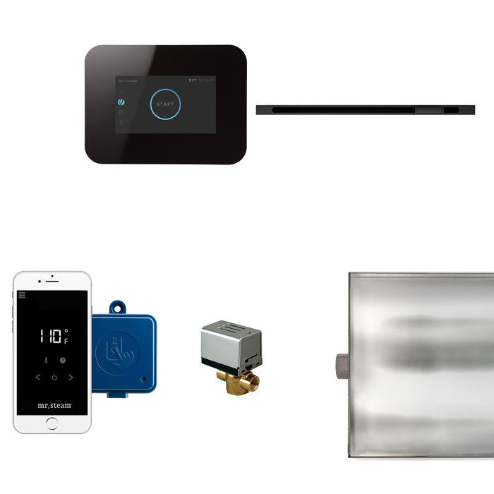 Mr. Steam I3BTLRLBK-MB iButler® Matte Black Linear in Black