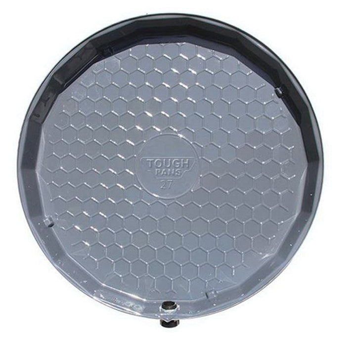 IPS 87119 27" Plastic Water Heater Drain Pan w/ PVC Adapter