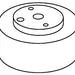 KOHLER K-79626-CP Knob, Transfer Vlv Lever