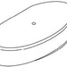 KOHLER K-83834-0 Cover, Toilet Tank