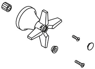 KOHLER K-1000436-CP Handle Kit, PP - view 1000436