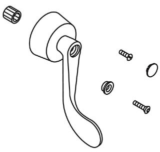 KOHLER K-1000437-CP Handle Kit, PP - view 1000437
