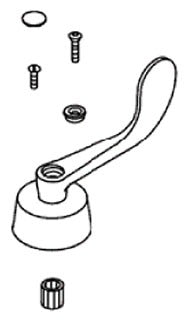 KOHLER K-1000442-CP Triton Wb Handle Kit, PP - view 1000442