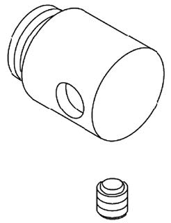 KOHLER K-1003851-CP Cyl Head Kit, Right, PP - view 1003851