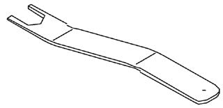 KOHLER K-1005259 Wrench, Level Adjustment, PP - view 1005259