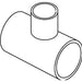 KOHLER K-1005971 Tee, Pvc, 1.5 X 1.5 X 1