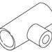KOHLER K-1005973 Tee, Pvc, 1.25 X 1.25 X 0.5