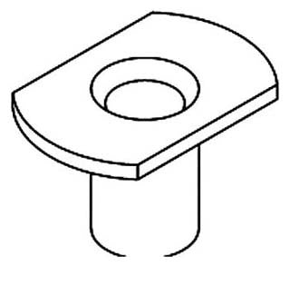 KOHLER K-1006399 Nut, Weld - Slab Base, PP - view 1006399