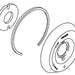 KOHLER K-1006784-CP Escutcheon Assembly, PP - view 1006784