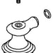 KOHLER K-1007376-CP Lever Hdl/Less Insert Service Kit,Small, PP - view 1007376
