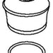 KOHLER K-1010744 Acrylic Handle Kit, PP - view 1010744