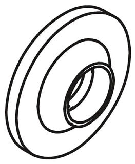 KOHLER K-1014265-CP Escutcheon,Spout