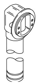 KOHLER K-1014852 Elbow & Tube Sa, Overflow, 1.5, PP - view 1014852