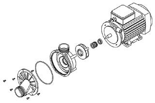 KOHLER K-1016957 Pump Assy, Var. Spd 230V