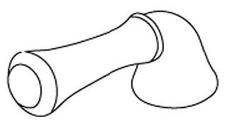 KOHLER K-1017282-CP Lever Handle Assembly, Bath, PP - view 1017282