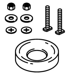 KOHLER K-1023457 Wax Ring/Hardware Kit