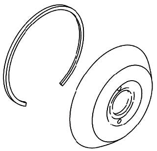 KOHLER K-73455-VF Escutcheon Assy, PP - view 73455
