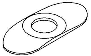 KOHLER K-75017-VF Escutcheon, Small, PP - view 75017