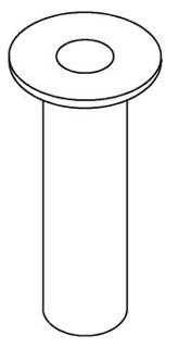 KOHLER K-84700 Nut, Anchor, 1/4-20, PP - view 84700
