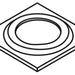 KOHLER K-85983-G Escutcheon, Bath, PP - view 85983