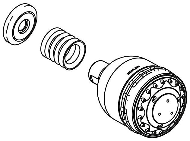 KOHLER K-1063062-BN Assembly, Invigorating Bodyspray