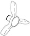 KOHLER K-1087092-BRZ Handle, Tri