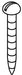 KOHLER K-24085-BN Screw #8 Wood X 1.50