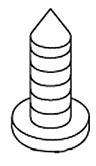 KOHLER K-[ "1078905", "1078905-A" ] Screw, #10 Cr Pan HD Wood