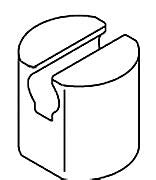 KOHLER K-1087050-01 Bumper, 1.26"