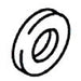 KOHLER K-21505 Washer, Flat
