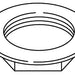 KOHLER K-22531 Nut, 3/4-14 Npsm