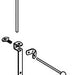 KOHLER K-40254-CP Rod Parts Bag