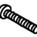 KOHLER K-41117-CP Screw 8-32 X 2
