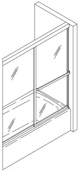 Sterling 4700N-7 PROLINE® Frameless Custom Bypass