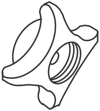 KOHLER K-33237 Dynamic 4 Arm Handle