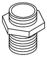KOHLER K-35861 Coupling, 3/4Npt x 1-16